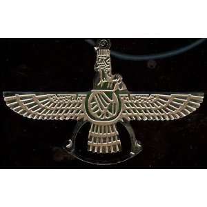  Persian Faravahar Zoroastrian Symbol Pendant Stainless 
