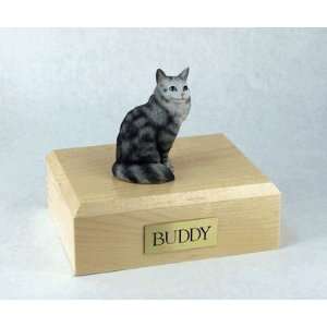  Cat Urn Maine Coon, Silver Tabby