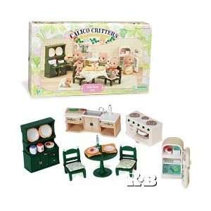  Calico Critters of Cloverleaf Corners Kitchen Set Toys 