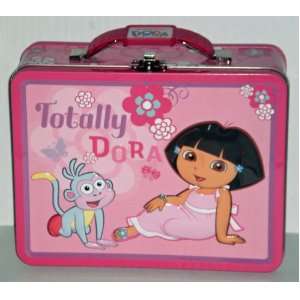   the Explorer Totally Dora Embossed Metal Lunch Box