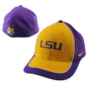 Nike LSU Tigers Purple Dri Fit Signal Caller Swoosh Flex Fit Hat 