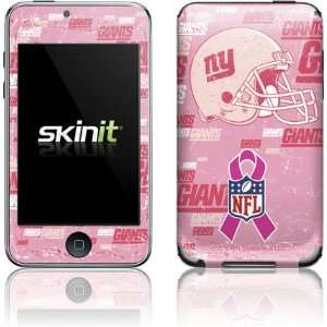  New York Giants   Breast Cancer Awareness Vinyl Skin for iPod Touch 