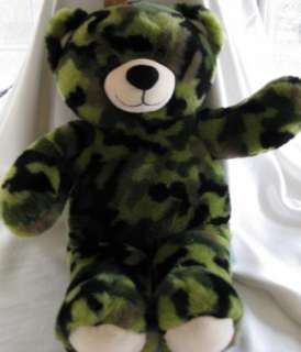   military army hero camo camouflage teddy bear plush stuffed animal