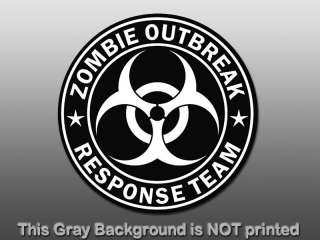   Response Team Sticker   decal biohazard sign star funny GO  