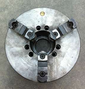 Bison 12.5 3 Jaw Chuck w/ 4 Hole for Lathe   In Great Condition 