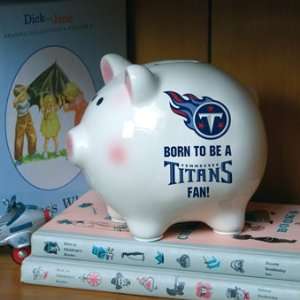 Born to Be Tennessee Titans Fan Piggy Bank Sports 