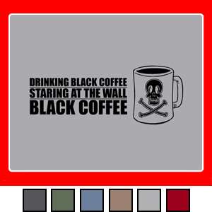 BLACK FLAG PUNK ROCK ROLLINS COFFEE SKULL T SHIRT S XXL  