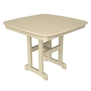  Trex Outdoor Yacht Club 37 Dining Table in Sand Castle 