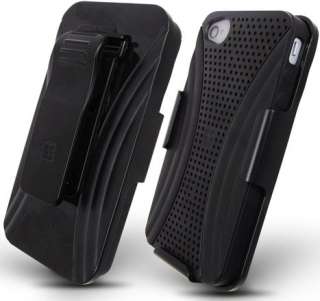 CASE+SCREEN PROTECTOR+ BELT CLIP HOLSTER FOR iPHONE 4  