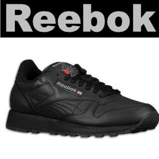 NEW REEBOK SHOES CLASSIC LEATHER BLACK ALL SIZE 7.5~13  