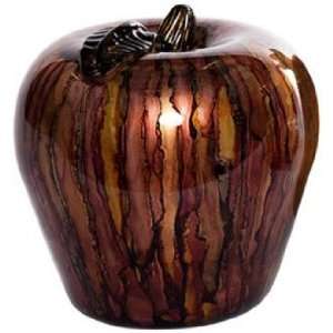  Multicolor Art Glass Apple Accent