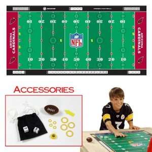    NFLR Licensed Finger FootballT Game Mat Cardinals Toys & Games