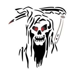  Tattoo Stencil   Grim Reaper   #117 Health & Personal 