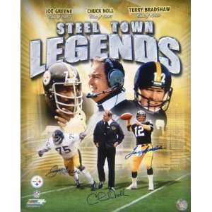   Steelers Legends 16x20 Bradshaw, Noll & Joe 
