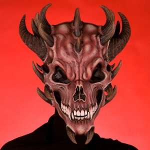   Party By Forum Novelties Inc Devil Skull Mask / Red   Size One   Size