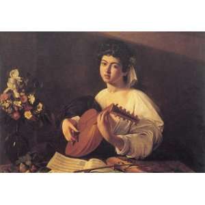  Musician Playing Lute 20x30 poster