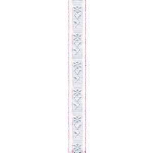 Offray Lynda Sheer Craft Ribbon, 5/8 Inch Wide by 25 Yard Spool, White 