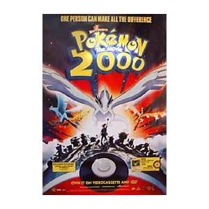  POKEMON THE MOVIE 2000 (VIDEO POSTER) Movie Poster