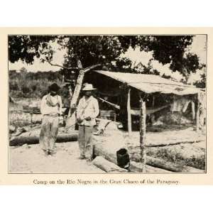  1919 Halftone Print Locals Camp Rio Negro Gran Chaco Rio De 