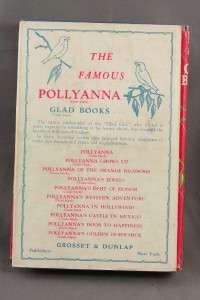 Vintage Childrens Book Pollyanna of the Orange Blossoms  