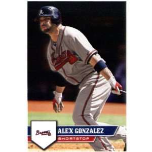 Topps Major League Baseball Sticker #146 Alex Gonzalez Atlanta Braves 