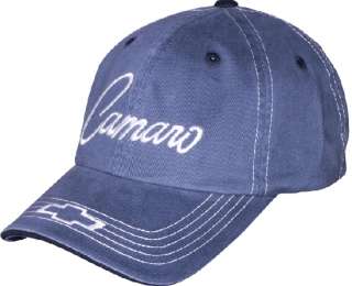 Chevrolet Chevy Camaro Script Hat Cap Blue OSFM NWT  