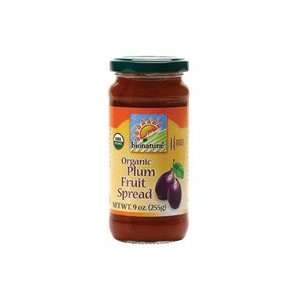  Fruit Spread, Organic, Plum, 9 oz (pack of 12 ) Health 