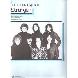  Sheet Music Stranger Jefferson Starship 158 Everything 