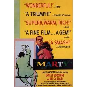  Marty (1955) 27 x 40 Movie Poster Style A