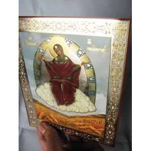 GROWER of CROPS Bread Holy VIRGIN MARY Orthodox Icon (Lithograph 