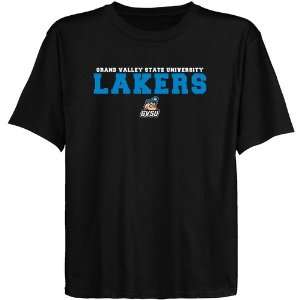  Grand Valley State Lakers Youth Black University Name T 