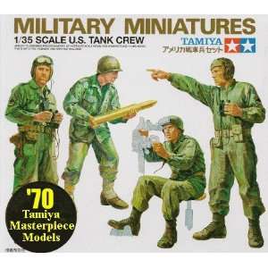  Tamiya 1/35 U.S. Army WWII Tank Crew Set (4 Figures) Toys 