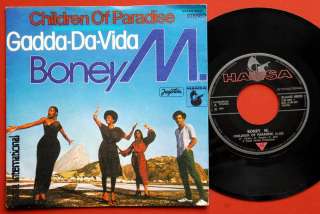 BONEY M CHILDREN OF PARADISE 1980 RARE EXYU 7“PS  