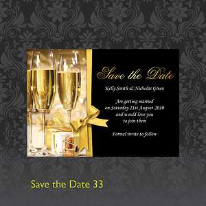 Personalised Save the Date Wedding Cards FREE DRAFT  
