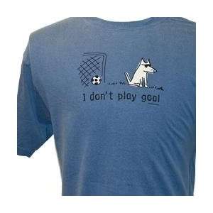 Designer Cotton T Shirt   Garment Dyed I Dont Play Goal T Shirt for 