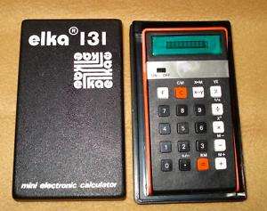 Vintage Bulgarian Calculator ELKA 131  