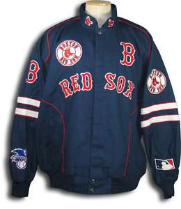 Official MLB Boston Red Sox Cotton Twill Jacket 2XL  