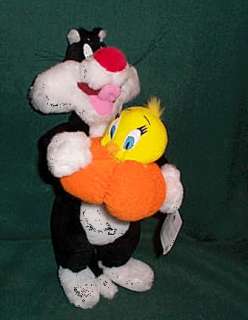 SYLVESTER AND TWEETY 14 TALL PLUSH CHARACTERS  