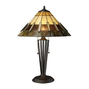  Table Lamp Tiffany Bronze W16 H23