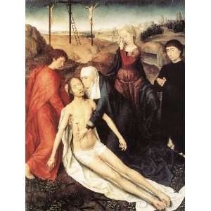   Inch, painting name Lamentation, By Memling Hans