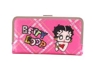 Betty Boop Wallet Sweetheart Clutch Wallet   FUSCHIA  