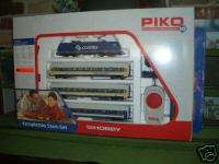 HO PIKO DIGITAL READY BR185 &3 PASS CAR TRAIN SET 57180  