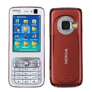  Brand New Unlocked Nokia N73 Frost White Metallic Red 