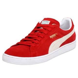 Puma Suede ribbon red/white 181649 01 Shoes Mens Sz 11 NIB 