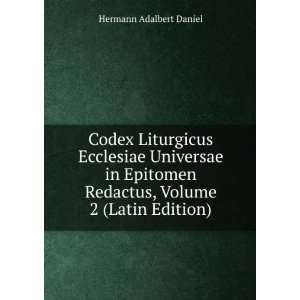  Codex Liturgicus Ecclesiae Universae in Epitomen Redactus 