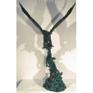   Metropolitan Galleries SRB49299 Swooping Eagle Bronze