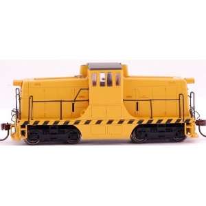  Switcher Painted, Unlettered (Yellow with Black stripes) Locomotive 