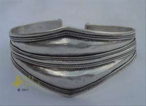SVB 09 Nepalese Silver Sterling Bracelet Nepal  