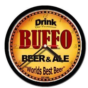  BUFFO beer and ale cerveza wall clock 