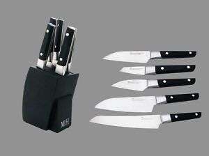 MH Forged Stainless Steel Sushi Knives Set Knife Block  